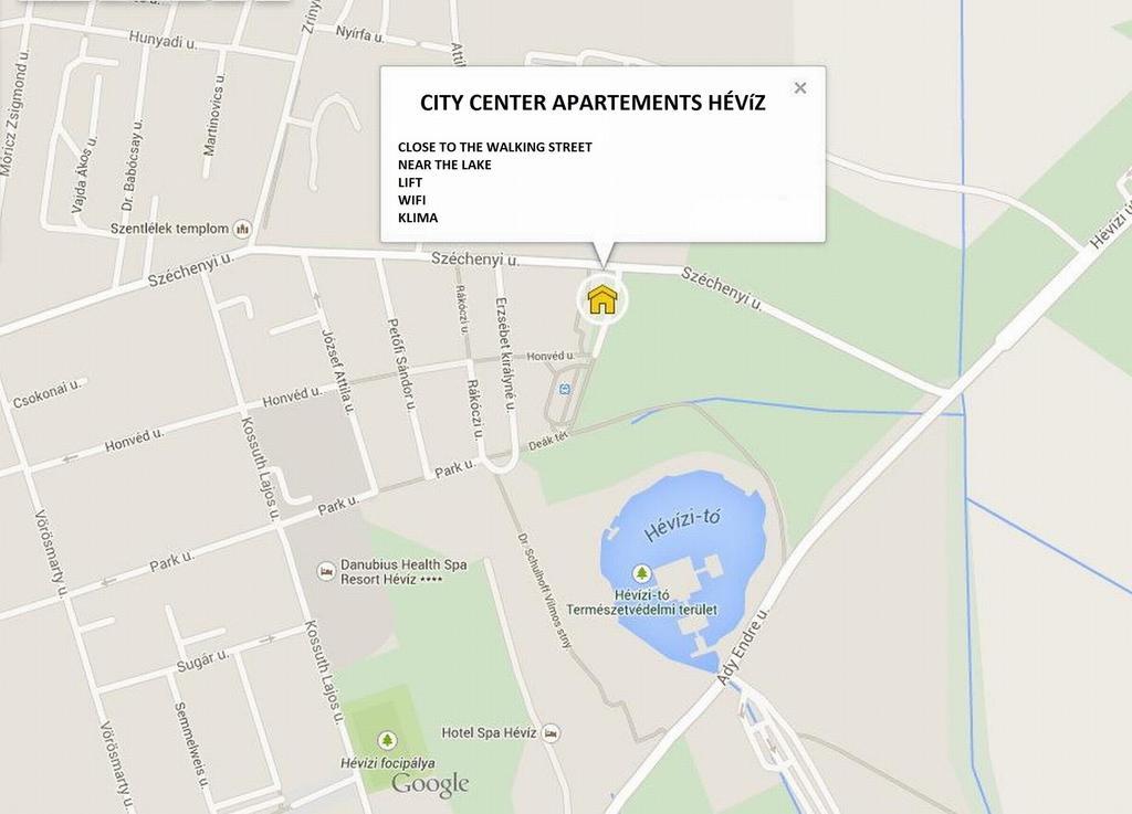 City Center Apartments Heviz Ngoại thất bức ảnh